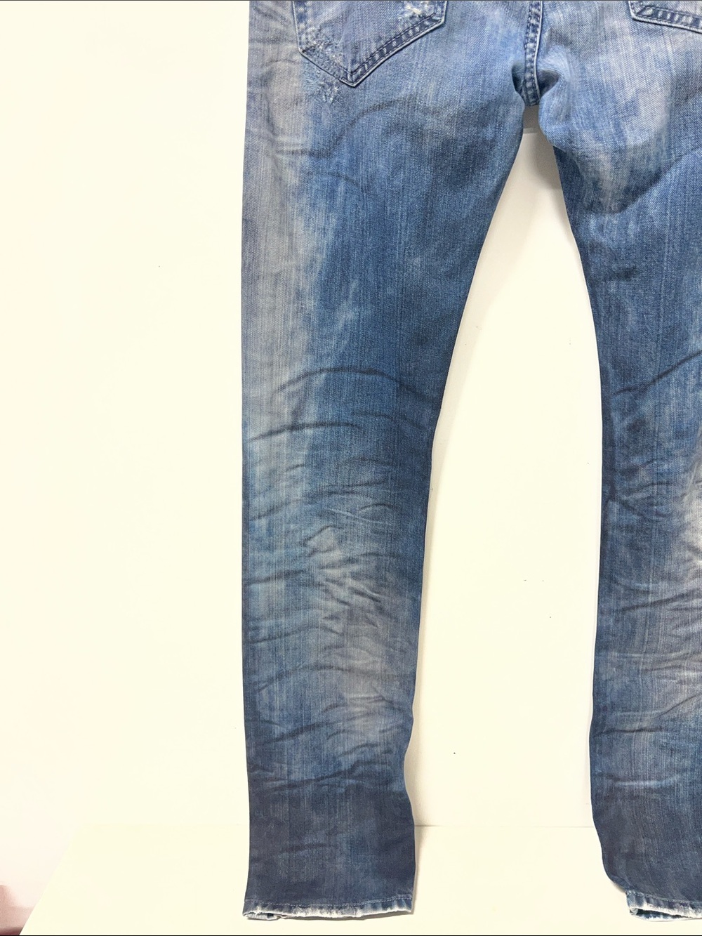 Diesel, Thavar Slim Skinny Distressed Jeans, 31 x 34 - Picture 11 of 16